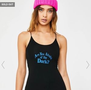 Are You Afraid of the Dark? Mini Dress